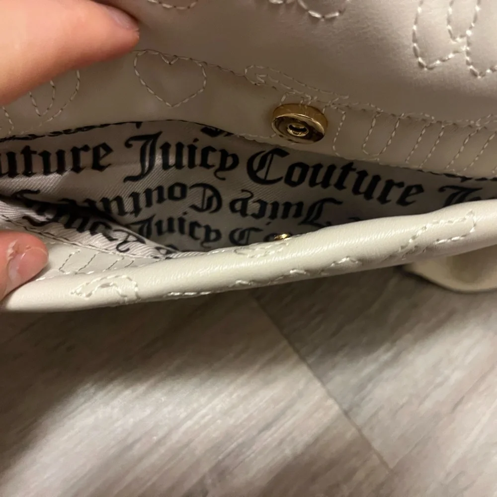 Juicy Couture Black and White Logo Interior Tote